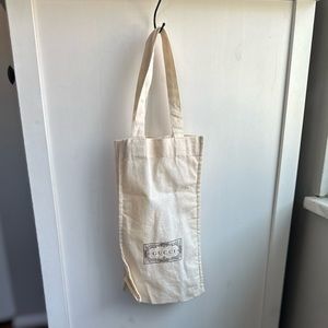 Small Gucci Cotton Tote! Wine tote or gift bag.